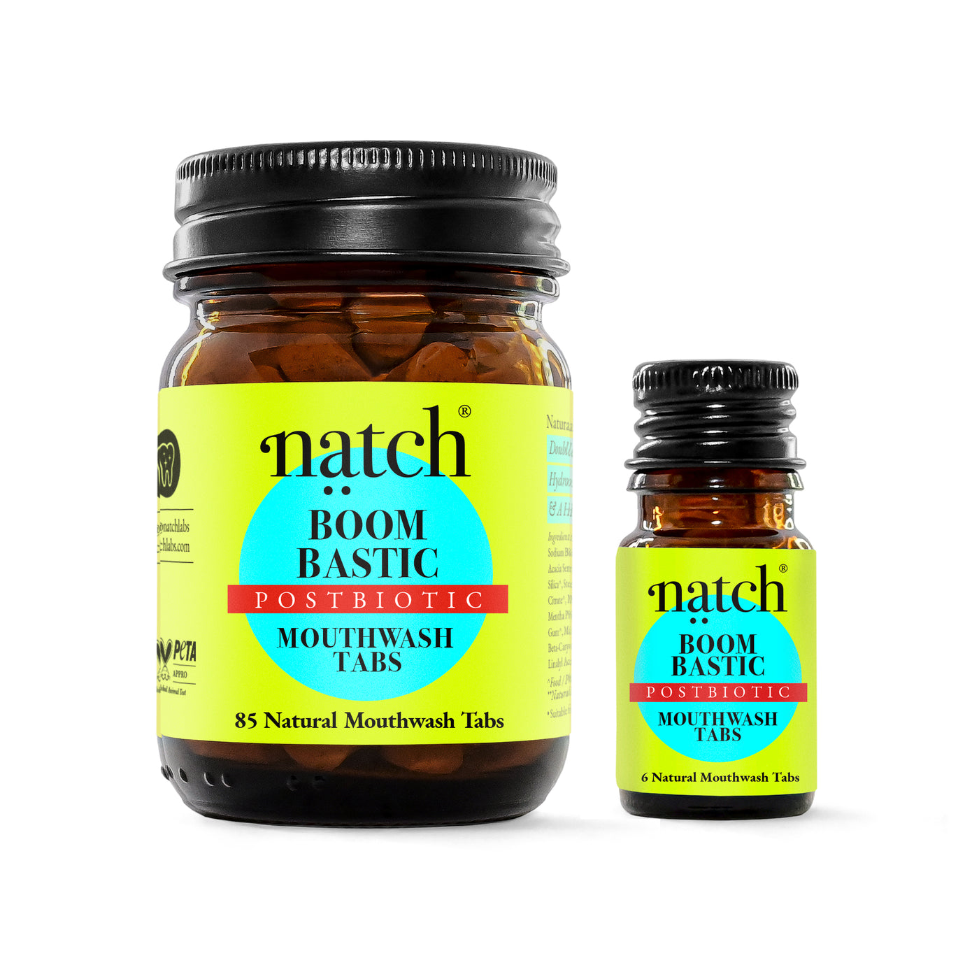 Boombastic Mouthwash - Home and Travel Bundle - Natch Labs