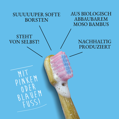 Tooth Monster Bambus Zahnbürste (Kids)