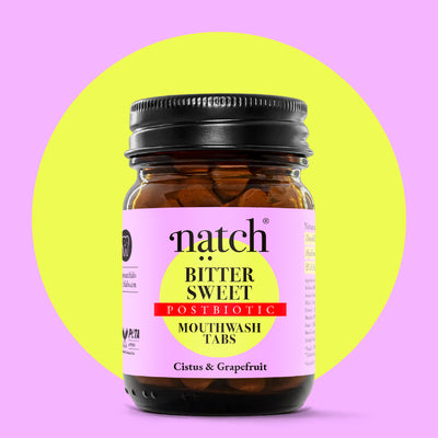 BITTER SWEET – Postbiotische Mundspül-Tabs. Powered by Cistus - botanische Schutzkraft der Natur.