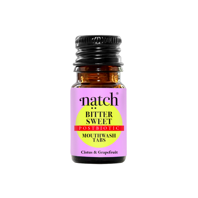 Bitter Sweet – Postbiotic Mouthwash Tabs.  Powered by Cistus - Nature's Flower Power (Mini Bottle)