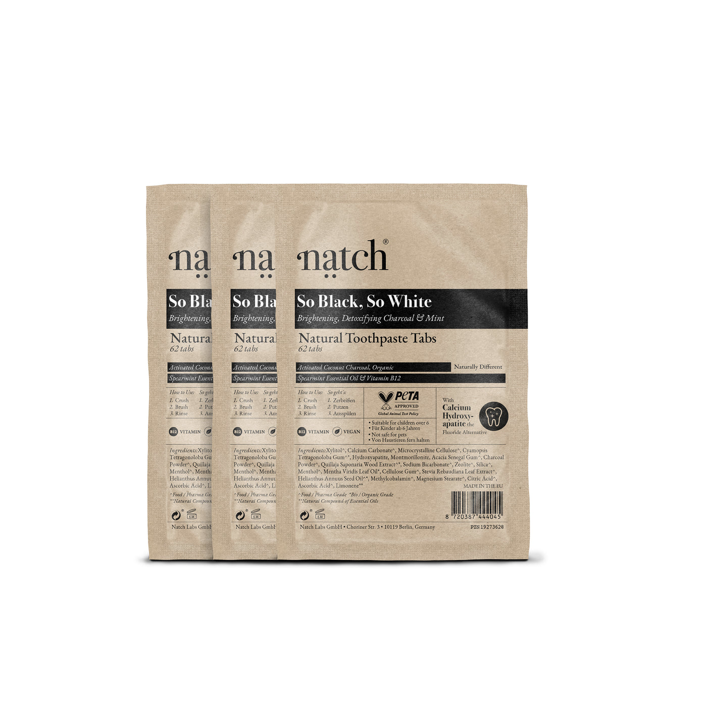 So Black, So White 3-Month Refill Bags