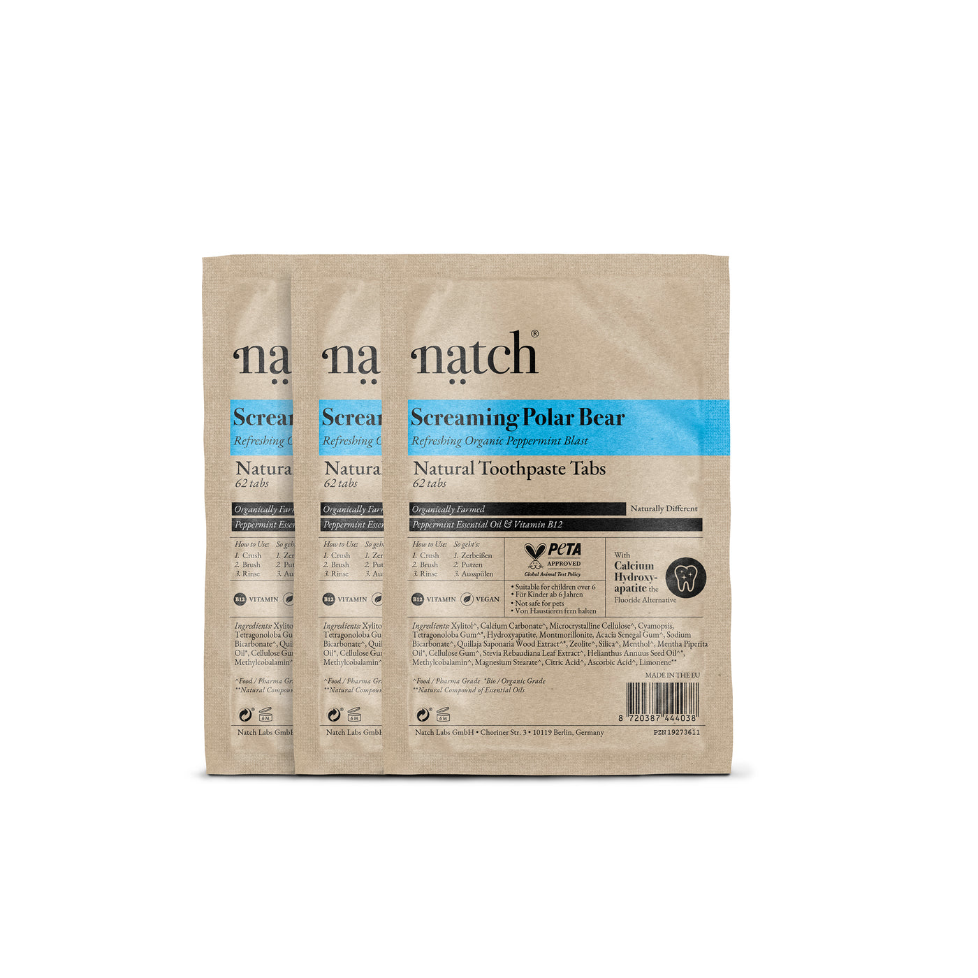 Screaming Polar Bear 3-Month Refill Bags