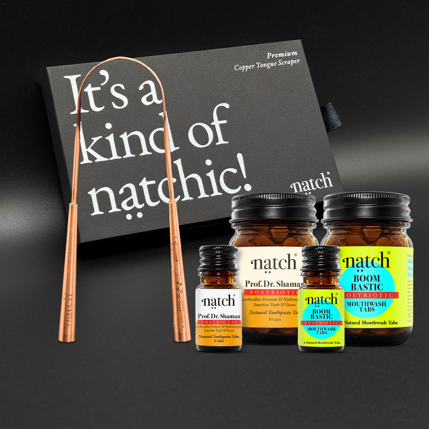 The Natch Premium Ritual Set – Postbiotic Oral Care Redefined