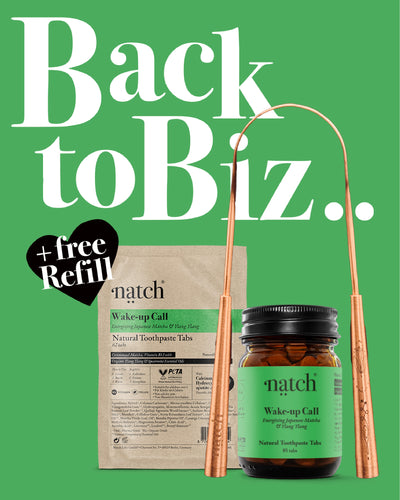 Back to Biz Bundle – Wake-up Call, Refill & Tongue Scraper - Natch Labs