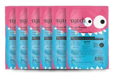 Natch Tooth Monster Bubblegum Zahnpasta Tabs - 31